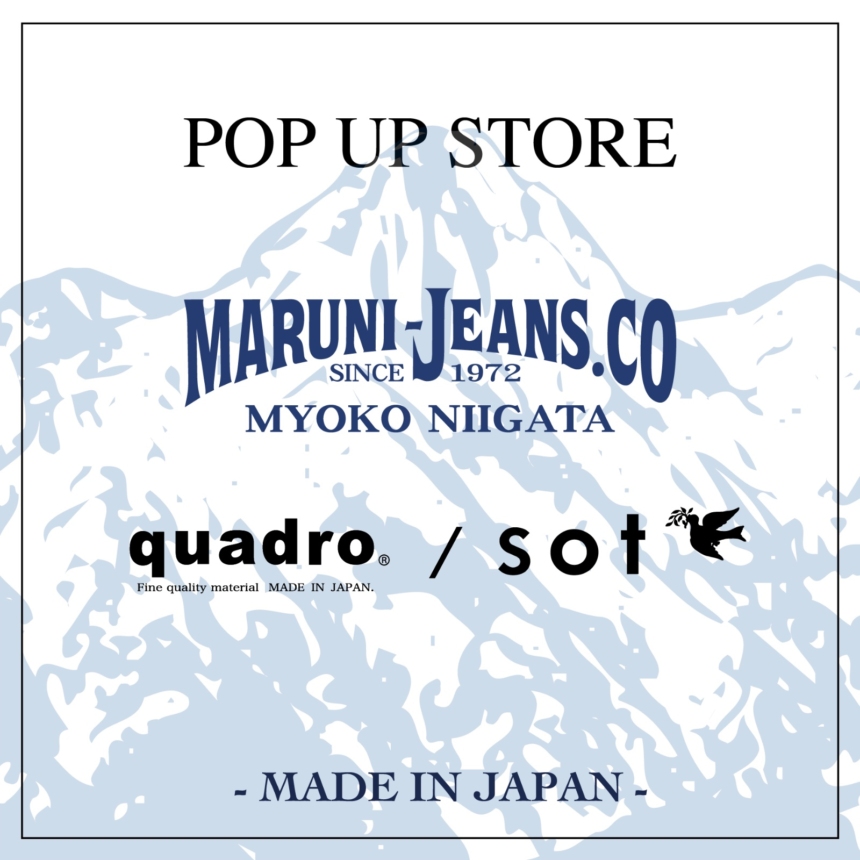 MARUNI-JEANS Niigata POP UP STORE開催